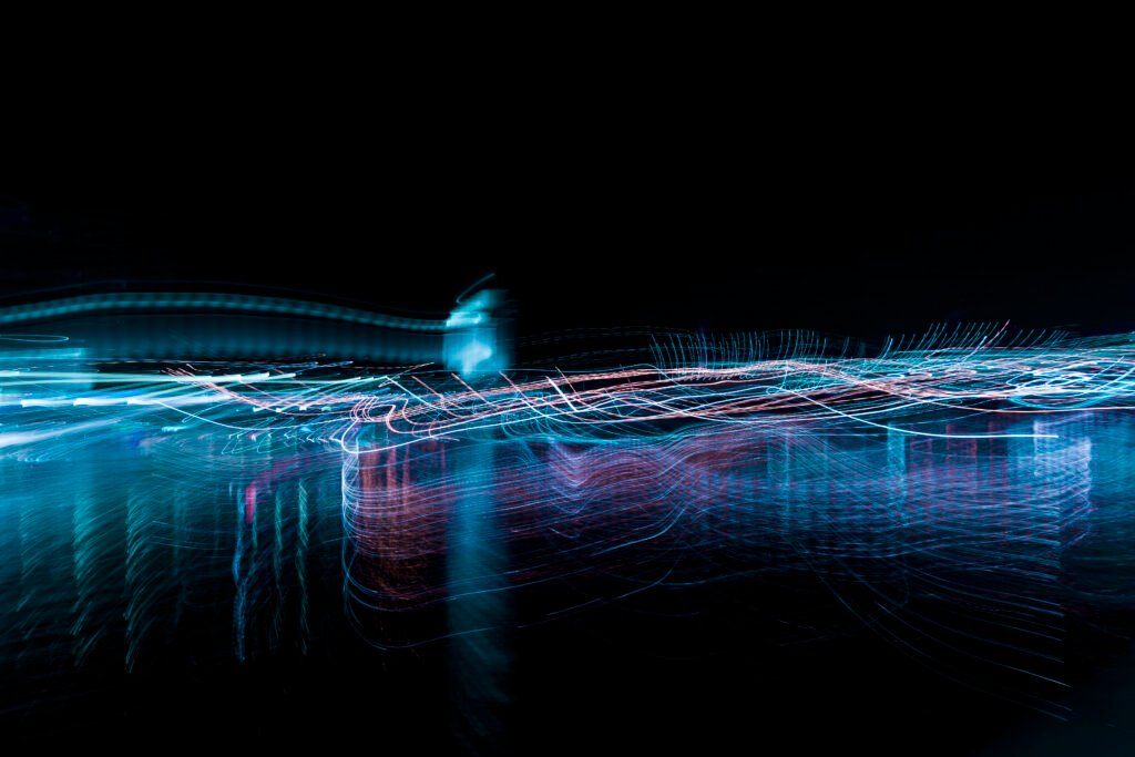 blurred night lights